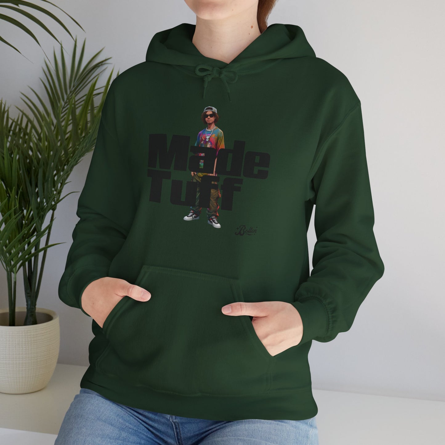 Street Style Unisex Hoodie, Made Tuff Graphic Sweatshirt, Urban Fashion, Casual Wear, Gift for Him/Her, Trendy Hooded Sweater