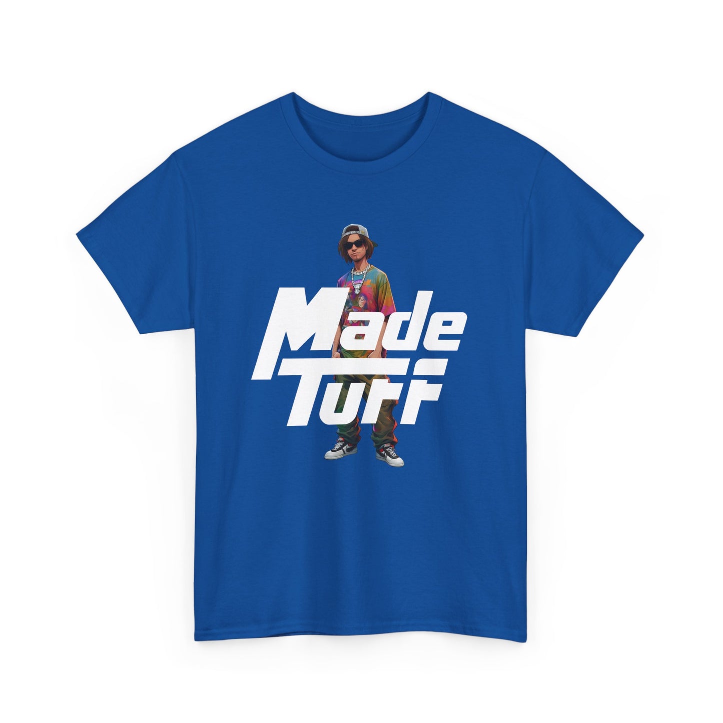 Unisex Heavy Cotton Tee - Made Tuff Graphic Shirt, Casual Wear, Streetwear, Gift for Him, Summer Outfit, Trendy Style