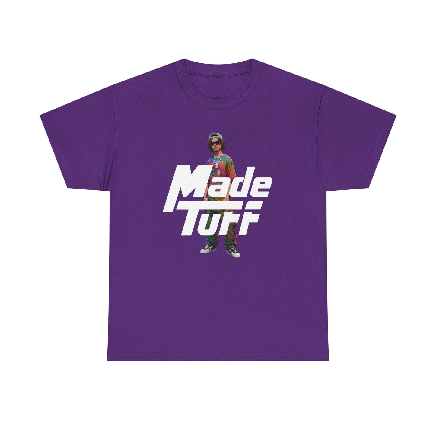 Unisex Heavy Cotton Tee - Made Tuff Graphic Shirt, Casual Wear, Streetwear, Gift for Him, Summer Outfit, Trendy Style