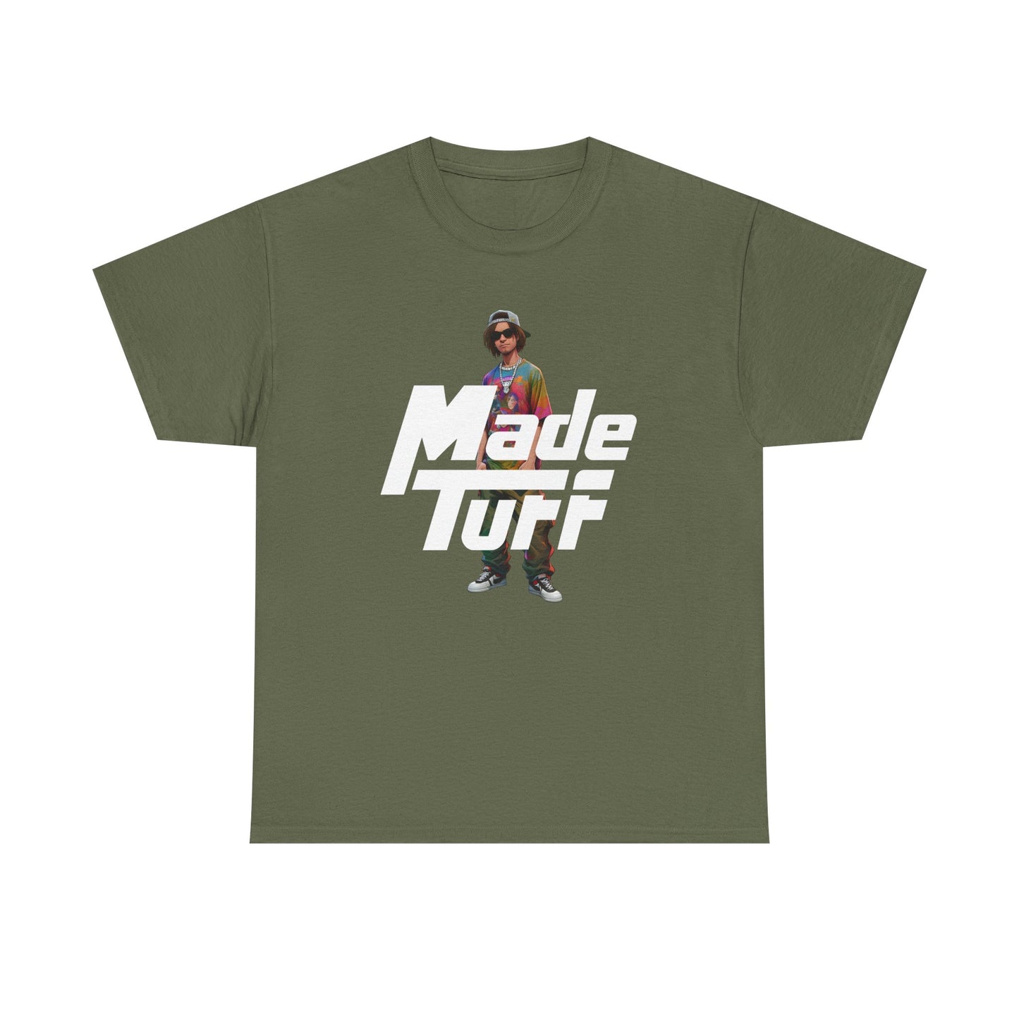 Unisex Heavy Cotton Tee - Made Tuff Graphic Shirt, Casual Wear, Streetwear, Gift for Him, Summer Outfit, Trendy Style