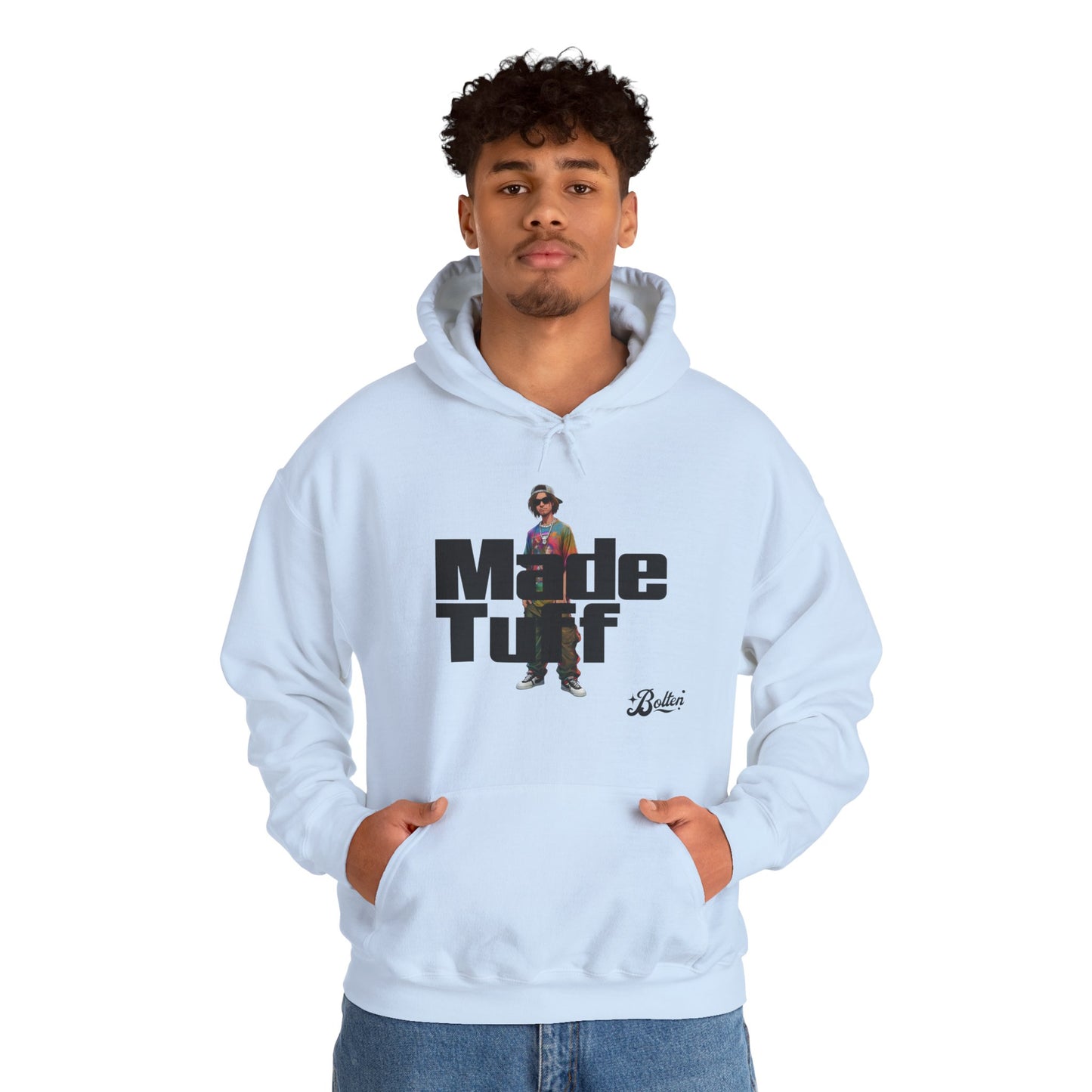 Street Style Unisex Hoodie, Made Tuff Graphic Sweatshirt, Urban Fashion, Casual Wear, Gift for Him/Her, Trendy Hooded Sweater