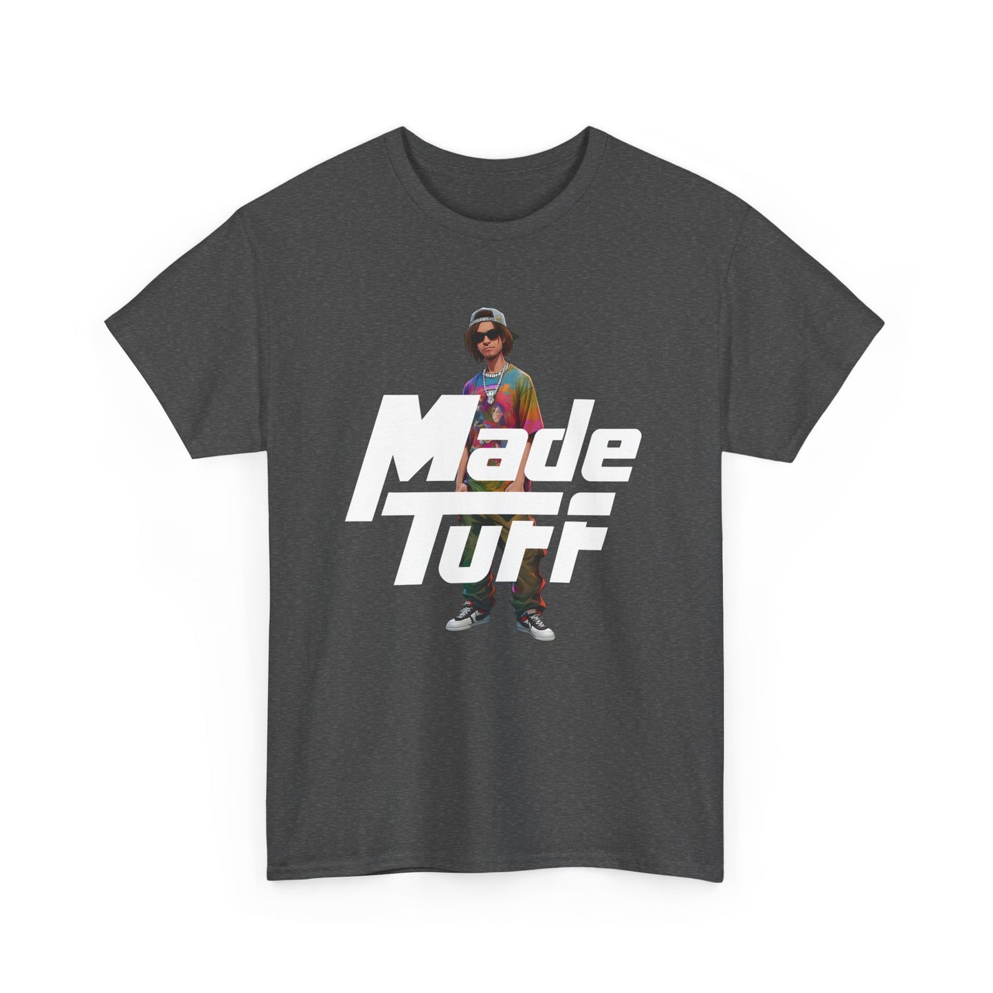 Unisex Heavy Cotton Tee - Made Tuff Graphic Shirt, Casual Wear, Streetwear, Gift for Him, Summer Outfit, Trendy Style