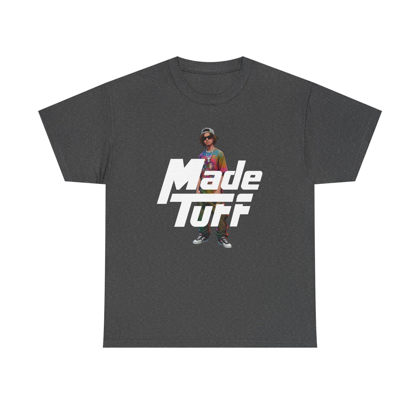 Unisex Heavy Cotton Tee - Made Tuff Graphic Shirt, Casual Wear, Streetwear, Gift for Him, Summer Outfit, Trendy Style