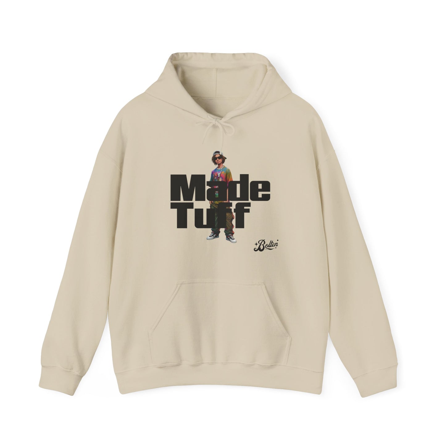 Street Style Unisex Hoodie, Made Tuff Graphic Sweatshirt, Urban Fashion, Casual Wear, Gift for Him/Her, Trendy Hooded Sweater