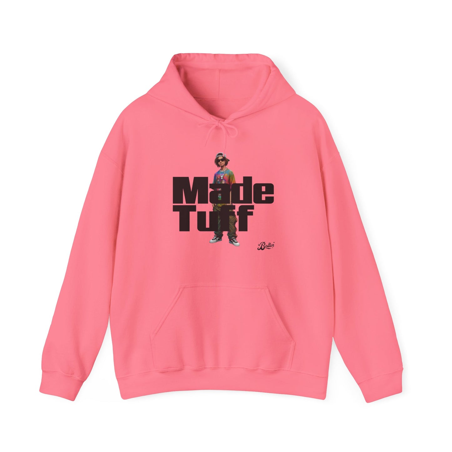 Street Style Unisex Hoodie, Made Tuff Graphic Sweatshirt, Urban Fashion, Casual Wear, Gift for Him/Her, Trendy Hooded Sweater