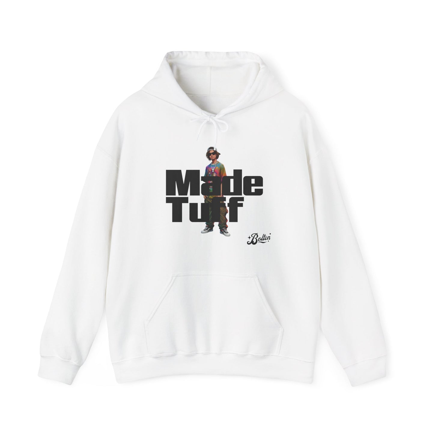 Street Style Unisex Hoodie, Made Tuff Graphic Sweatshirt, Urban Fashion, Casual Wear, Gift for Him/Her, Trendy Hooded Sweater