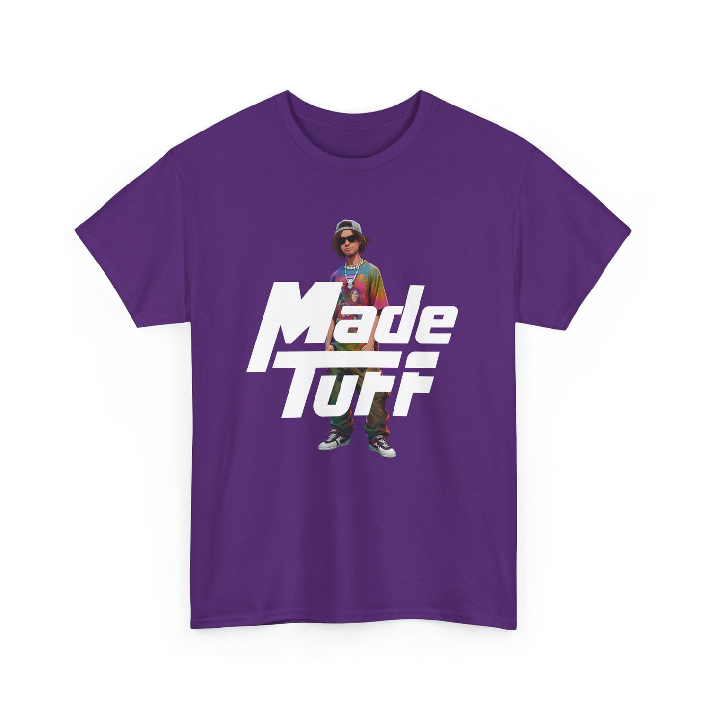 Unisex Heavy Cotton Tee - Made Tuff Graphic Shirt, Casual Wear, Streetwear, Gift for Him, Summer Outfit, Trendy Style