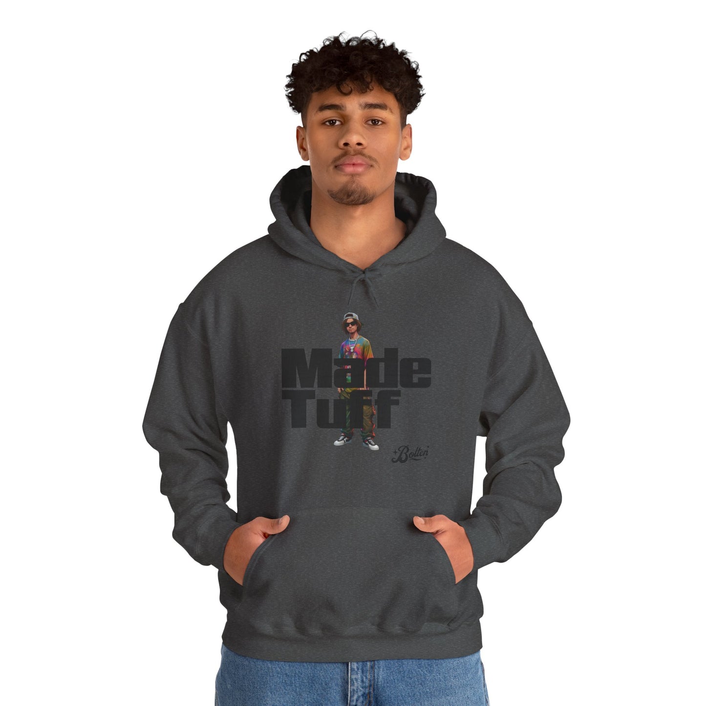 Street Style Unisex Hoodie, Made Tuff Graphic Sweatshirt, Urban Fashion, Casual Wear, Gift for Him/Her, Trendy Hooded Sweater