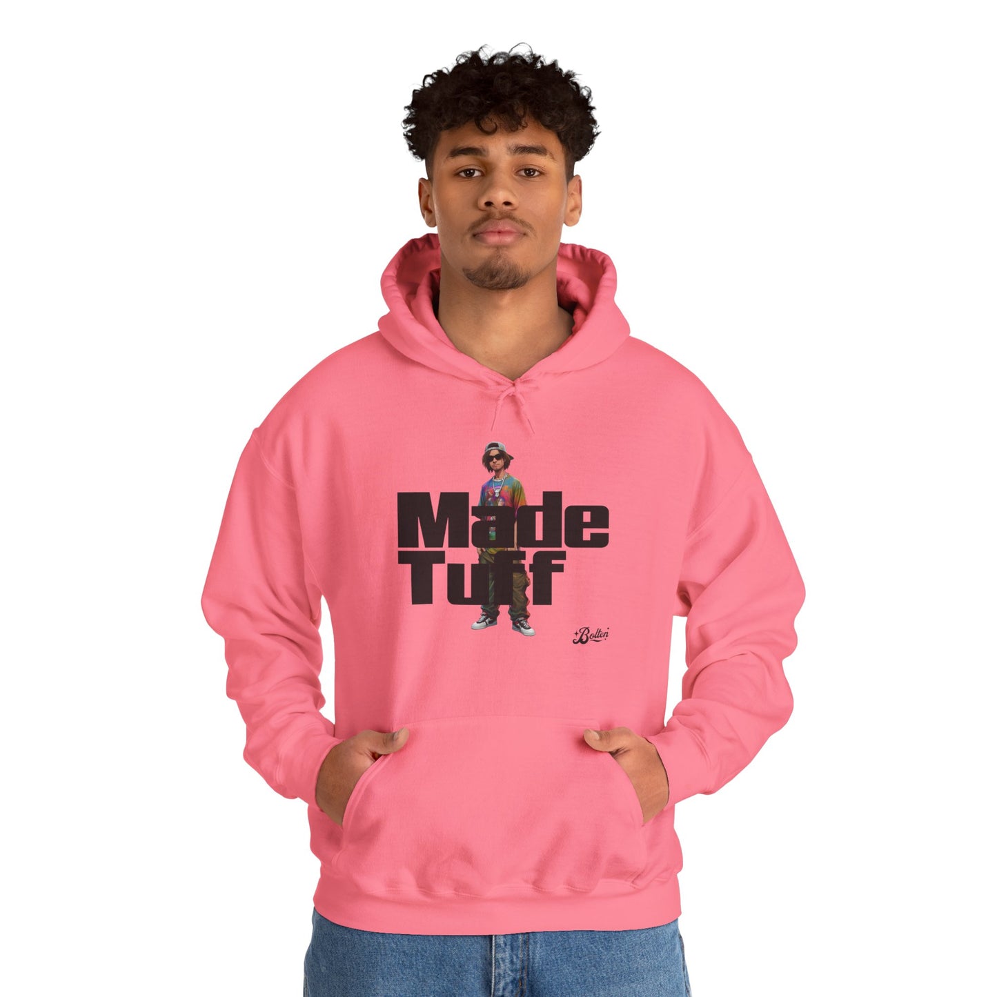 Street Style Unisex Hoodie, Made Tuff Graphic Sweatshirt, Urban Fashion, Casual Wear, Gift for Him/Her, Trendy Hooded Sweater
