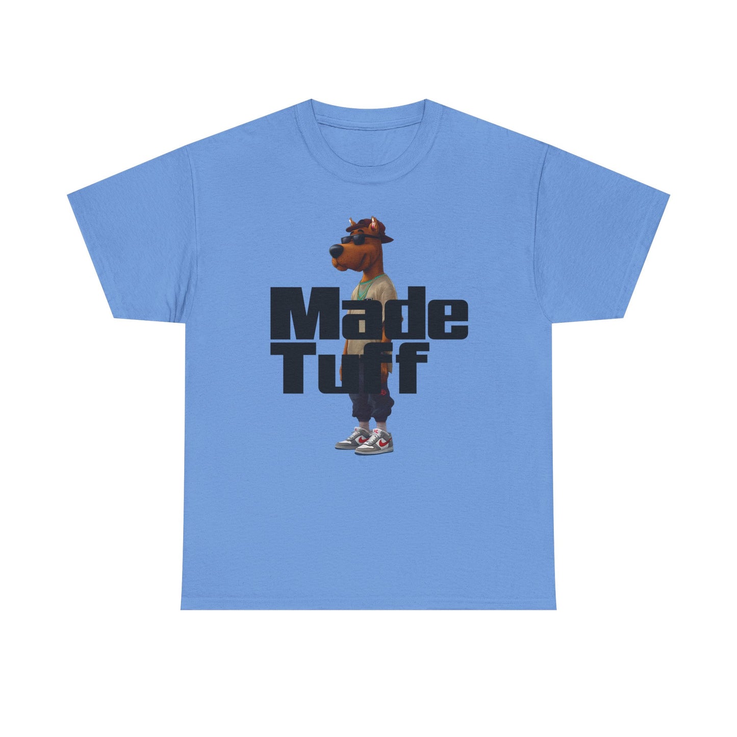 Unisex Heavy Cotton Tee - Made Tuff Graphic Shirt, Casual Wear, Streetwear, Gift for Him, Summer Outfit, Trendy Style
