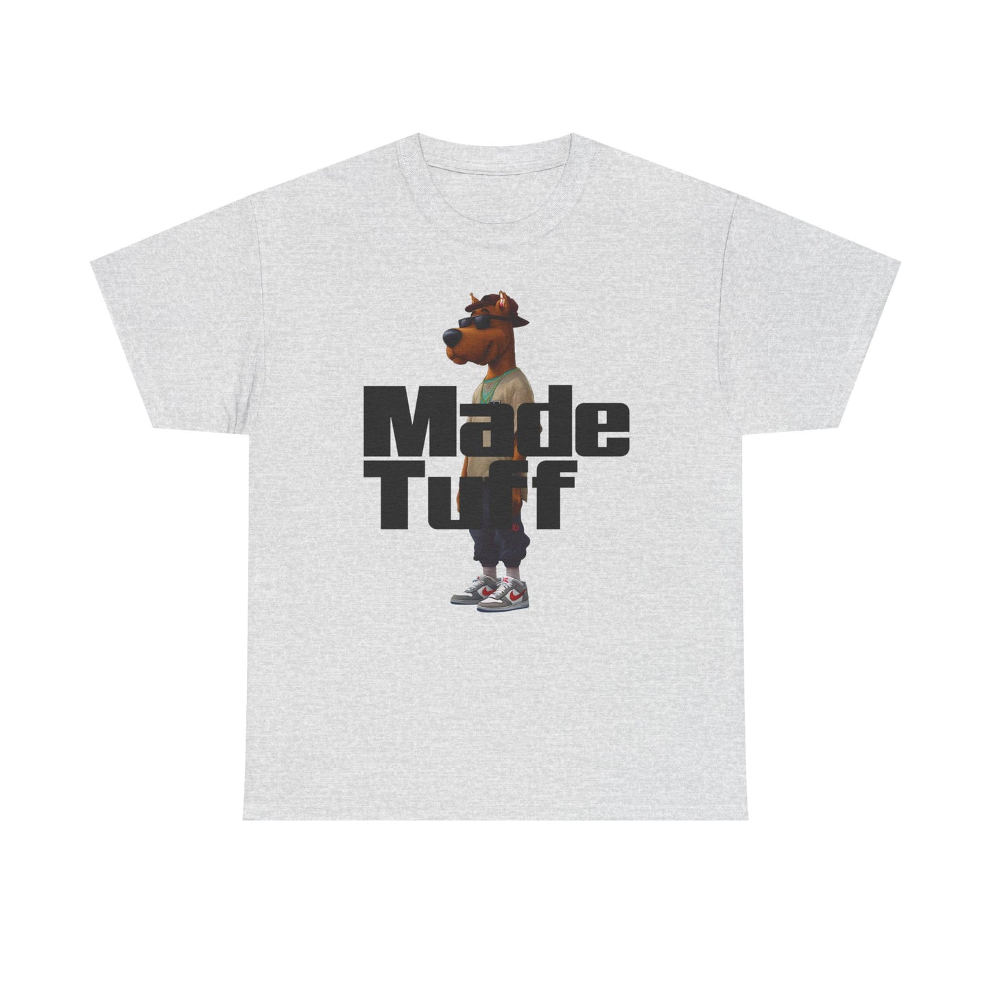 Unisex Heavy Cotton Tee - Made Tuff Graphic Shirt, Casual Wear, Streetwear, Gift for Him, Summer Outfit, Trendy Style