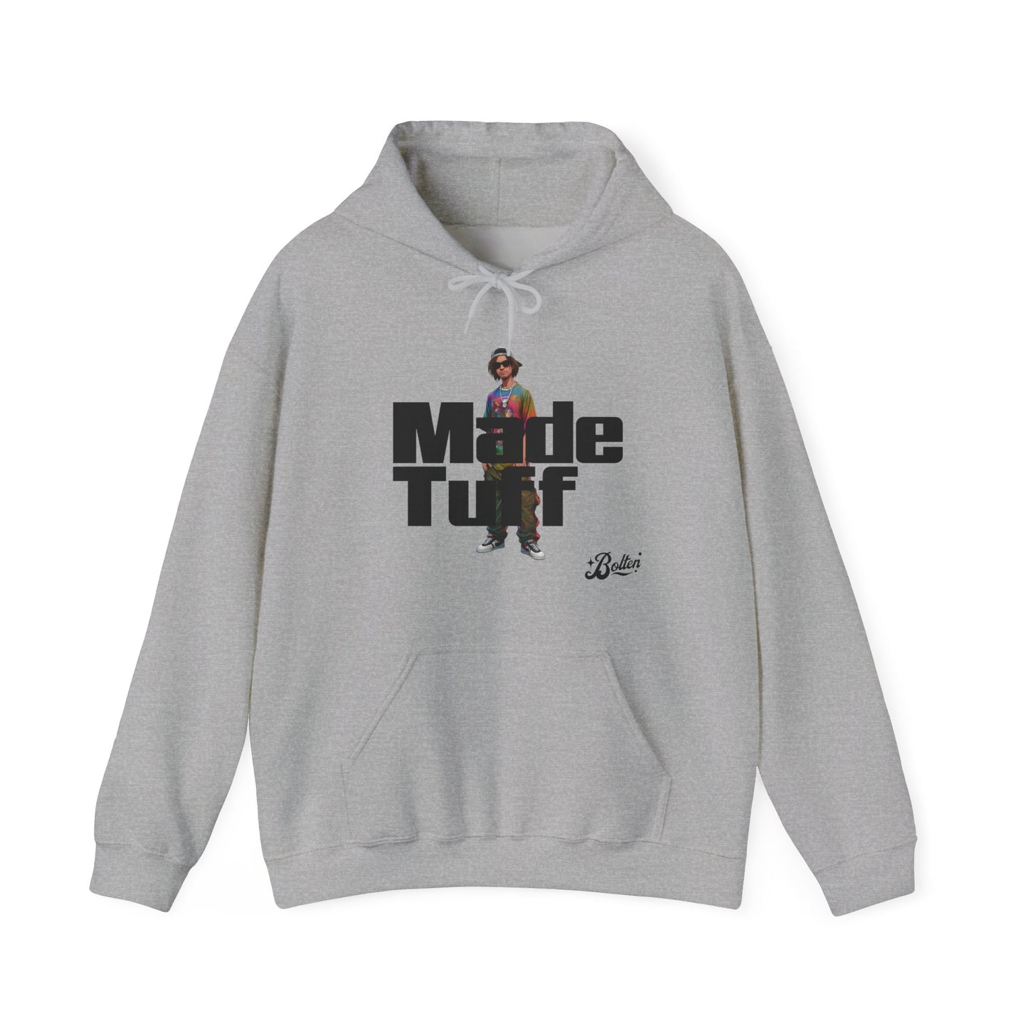 Street Style Unisex Hoodie, Made Tuff Graphic Sweatshirt, Urban Fashion, Casual Wear, Gift for Him/Her, Trendy Hooded Sweater