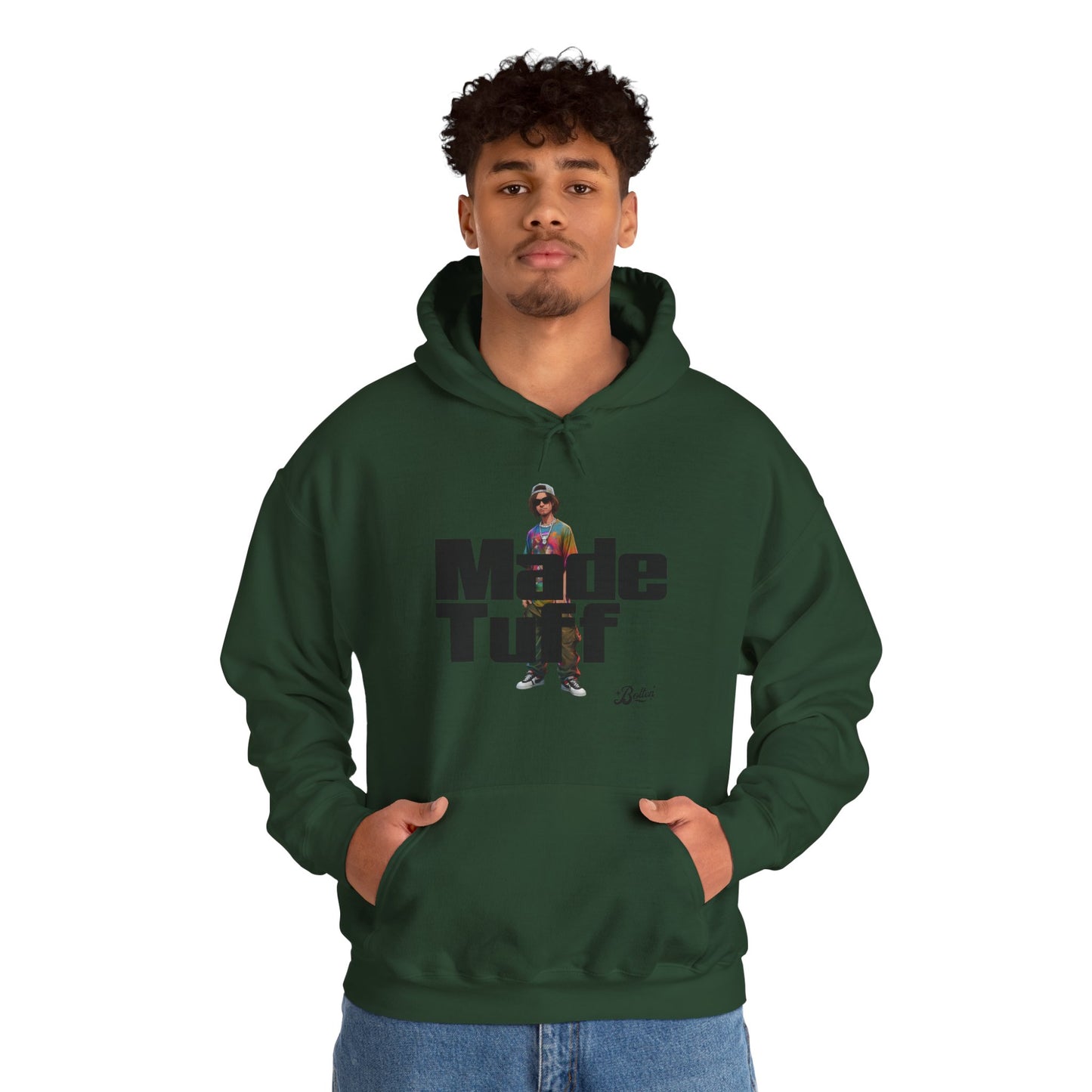 Street Style Unisex Hoodie, Made Tuff Graphic Sweatshirt, Urban Fashion, Casual Wear, Gift for Him/Her, Trendy Hooded Sweater